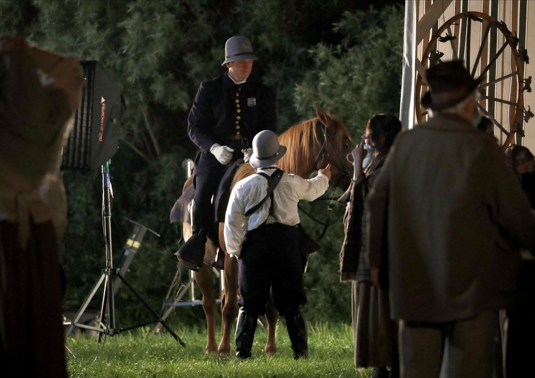 Positioning the fight scene